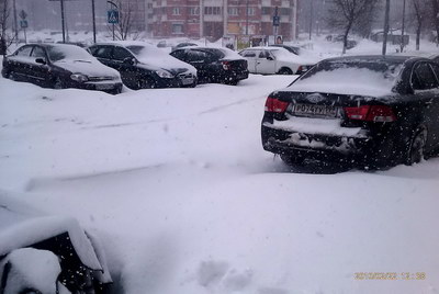 Целина на парковке