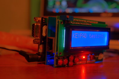 Freeduino MaxSerial в связке с Ethernet module и LCD keypad