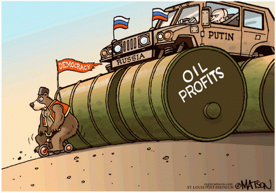 Демократия, Россия, Путин, запасы нефти