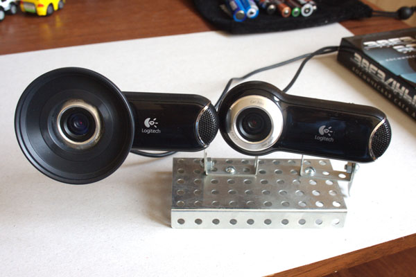 Стерео-камера из двух обычных вебкамер
